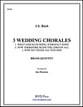 Three Bach Wedding Chorales Brass Quintet P.O.D. cover